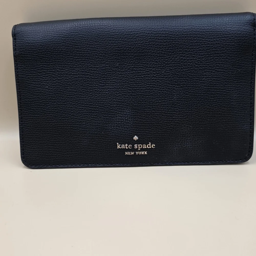 EUC Kate Spade Midnight Black Clutch